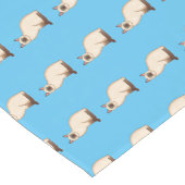 Chemin De Table Court Siamese cat cartoon (Coin)