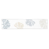 Chemin De Table Court Silhouettes de corail de mer de sable (Horizontal)