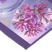 Chemin De Table Court Sirène d'océan violet (Coin)