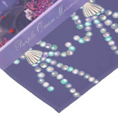 Chemin De Table Court Sirène d'océan violet (Coin)