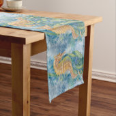 Chemin De Table Court Skin de table à chevaux de mer doux (In Situ)