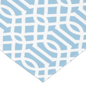 Chemin De Table Court Sky Blue Trellis (Coin)