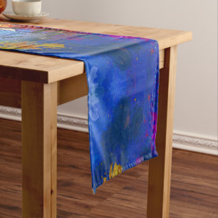 Chemin De Table Court SlipperyJoe NYC graffiti lue entourée tourbillon