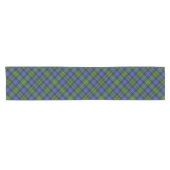 Chemin De Table Court Smith Clan Scottish Tartan Plaid Motif (Horizontal)
