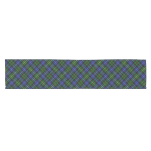 Chemin De Table Court Smith Tartan (Horizontal)