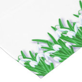 Chemin De Table Court Snowdrops (Coin)