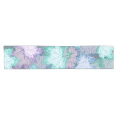 Chemin De Table Court Soft Pastel Feuilles (Horizontal)