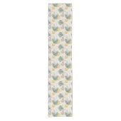 Chemin De Table Court Soft Spring Botanical Table Runner (Devant)