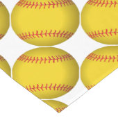 Chemin De Table Court Softball Jaune (Coin)