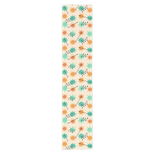 Chemin De Table Court Soleil moderne du milieu du siècle (Devant)