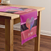 Chemin De Table Court Soyez le coeur réfléchi de Valentine (In Situ)