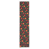Chemin De Table Court Spicy Chili Pepper Pattern Personalized  (Devant)