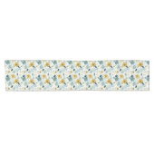 Chemin De Table Court Spring Botanical Floral Table Runner (Horizontal)