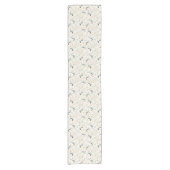 Chemin De Table Court Spring Easter Botanical  Table Runner (Devant)