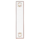 Chemin De Table Court Spring Filden sign Medium Table Runner (Devant)