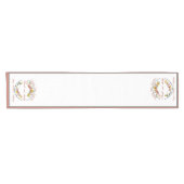 Chemin De Table Court Spring Filden sign Medium Table Runner (Horizontal)