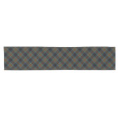 Chemin De Table Court Stewart Black Tartan (Horizontal)