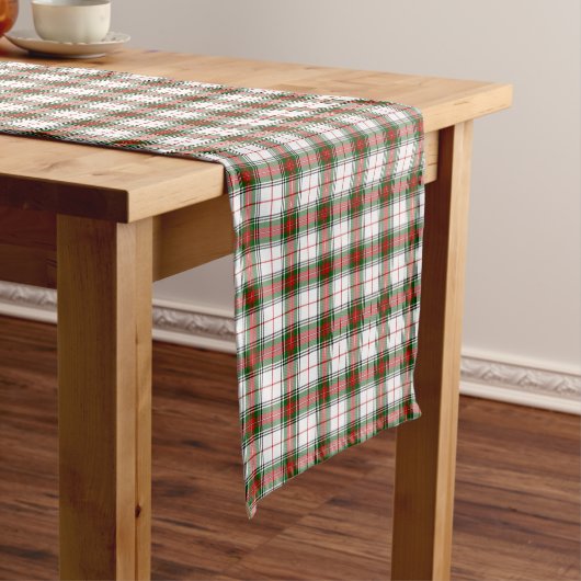 Chemin De Table Court Stewart King George Tartan Coureur de table (In Situ)