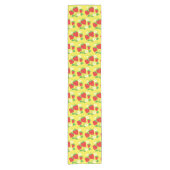 Chemin De Table Court Strawberry and Flower Yellow Pattern (Devant)