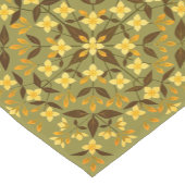 Chemin De Table Court Style Artisanal Syringa Blossoms Motif (Coin)