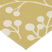 Chemin De Table Court Style Floral Jaune Modèle moderne Ferme   (Coin)