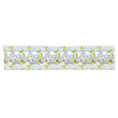 Chemin De Table Court  style sicilien, art d'été, citrons (Horizontal)