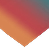 Chemin De Table Court Sud-Ouest Orange rouge Turquoise arc-en-ciel rayur (Coin)