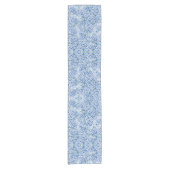 Chemin De Table Court Superbes hydrangées bleues - motif floral (Devant)