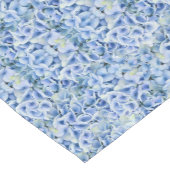 Chemin De Table Court Superbes hydrangées bleues - motif floral (Coin)