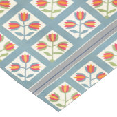 Chemin De Table Court Surface composée de tulipe (Coin)