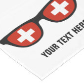 Chemin De Table Court Swiss Shades coureurs de table personnalisés (Coin)