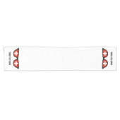 Chemin De Table Court Swiss Shades coureurs de table personnalisés (Horizontal)