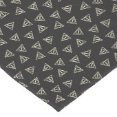 Chemin De Table Court Symbole de baguette du cercle triangle gris-jaune  (Coin)