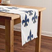 Chemin De Table Court Symbole de Fleur de Lis (In Situ)