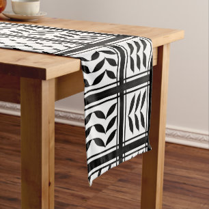 Chemin De Table Court Symbole Keffiyeh de la Palestine Motif de résistan