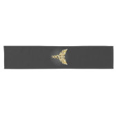 Chemin De Table Court Symbole Polygonal Or Caduceus (Horizontal)