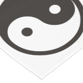 Chemin De Table Court Symbole Yin Yang - tatouage solide (Coin)