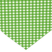 Chemin De Table Court TABLE CHEX 2 COTON VERT RUNNER-14x72po (Coin)