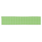Chemin De Table Court TABLE CHEX 2 COTON VERT RUNNER-14x72po (Horizontal)