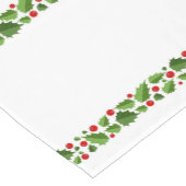 Chemin De Table Court Table de vacances Runner Holly Garland (Coin)
