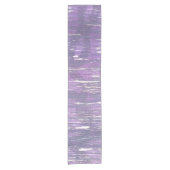 Chemin De Table Court Table Plum | Pinceau d'argent violet (Devant)