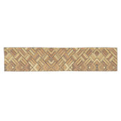 Chemin De Table Court Table Runner - Brick Kaleidoscopic Pattern (Horizontal)