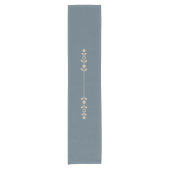 Chemin De Table Court Table Runner Neutral Farmhouse Baby's Breath (Devant)