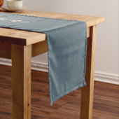Chemin De Table Court Table Runner Neutral Farmhouse Baby's Breath (In Situ)