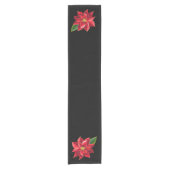 Chemin De Table Court Table Runner Noël Poinsettia (Devant)