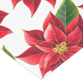 Chemin De Table Court Table Runner Noël Poinsettias (Coin)
