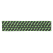 Chemin De Table Court Table Runner-St. Patricks Clovers Day (Horizontal)