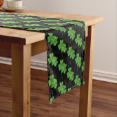 Chemin De Table Court Table Runner-St. Patricks Clovers Day (In Situ)