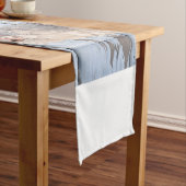 Chemin De Table Court Table Runner Two Chickens Farmhouse (In Situ)