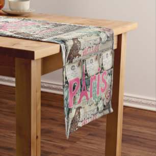 Chemin De Table Court Tablecloth Runner Paris